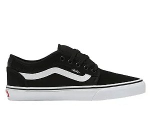 TENIS VANS SKATE CHUKKA LOW SIDESTRIPE PRETO BRANCO