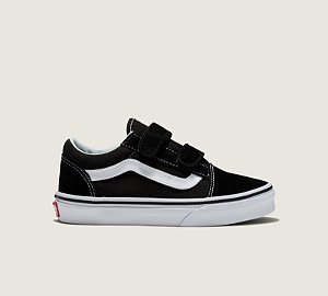 TENIS VANS OLD SKOOL V INFATIL PRETO BRANCO