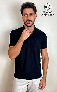 Pólo Piquet Premium Tony Menswear Preto