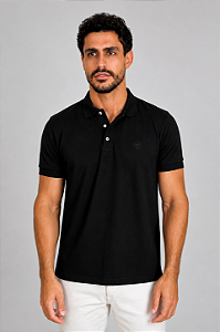 Pólo Piquet Premium Tony Menswear Preto