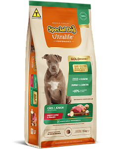 RAÇÃO SPECIAL DOG ULTRALIFE PERFORMANCE CÃES JÚNIOR SABOR CARNE E FRANGO 15kg