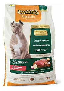 RAÇAO SPECIAL DOG ULTRALIFE PERFORMANCE CÃES JÚNIOR SABOR CARNE E FRANGO 20 kilos