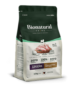 RACÃO BIONATURAL PRIME CÃES RAÇAS PEQUENAS ADULTOS FRANGO 10kg
