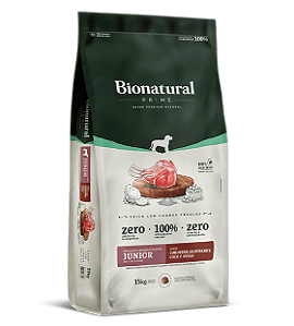 RAÇÃO BIONATURAL PRIME CÃES RAÇAS GRANDES E GIGANTES JUNIOR CORDEIRO 20kg