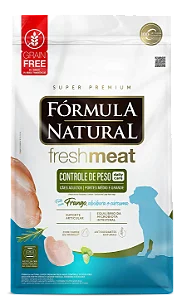 Ração Fórmula Natural Fresh Meat Controle De Peso Cães Adultos 12kg Portes Médio E Grande Frango, Abóbora E Cúrcuma