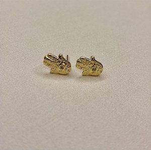 Brinco Hamsa - Banhado a Ouro 18k