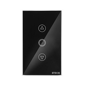 STECK INTERRUPTOR 4X2 DIMMER TOUCH PRETO