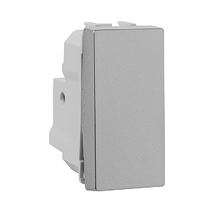 Unno Life Prata Módulo de Interruptor Simples ABB