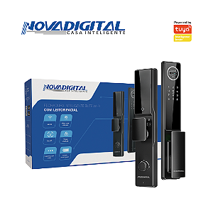Fechadura Inteligente Wi-Fi - com Leitor Facial PRETA SL-ID