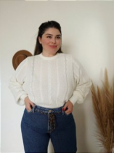 Blusa Cropped Tricot Floripa