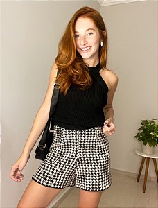 SHORTS TRICOT PIED POULE