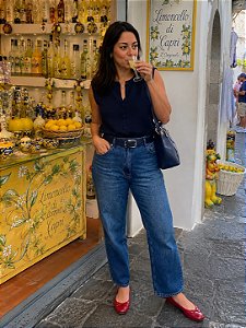 Colete Botões Tricot Capri