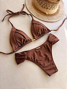 CONJUNTO BOHO MARROM