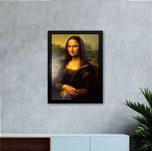 Quadro Mona Lisa "A Gioconda" de Leonardo Da Vinci - A3