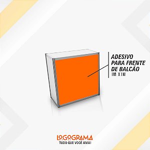 Adesivo para Balcão de Stand / Feiras / Eventos (FRENTE)