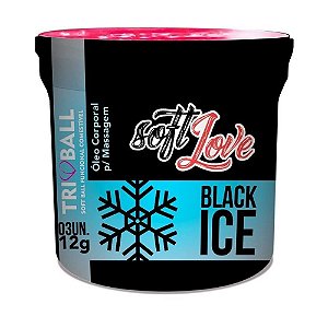Bolinha do sexo - comestível Black Ice (função resfrescar)