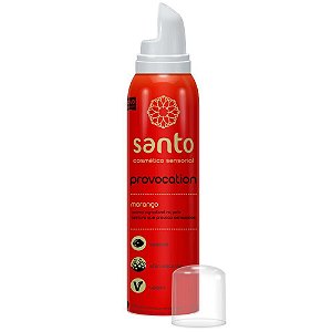 SANTO COSMÉTICOS VEGANO - PROVOCATION - MOUSSE EFERVESCENTE - aroma MORANGO - 166 ml