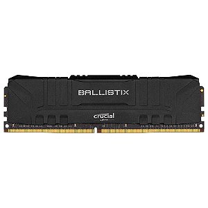 Memória Crucial Ballistix 8gb DDR4 2666mhz BL8G26C16U4B Preto