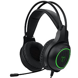 Headset Gamer T-Dagger Atlas T-RGH201 Preto e Verde