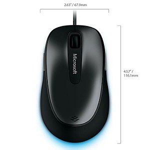 Mouse USB Microsoft Comfort 4500 Preto