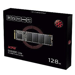 Hd SSD 128gb M.2 Nvme 2280 Adata SX6000 Lite ASX6000LNP-128GT