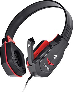 Headset Gamer Vx Gaming VBlade c/ microfone Preto E Vermelho