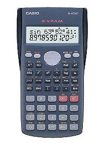 Calculadora Científica 12 Dígitos Fx-82ms-Ms-Sc4 Dt Cinza, 240 Funções Display Grande - Casio