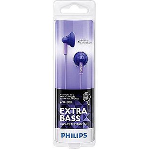 Fone de Ouvido com Graves Extras SHE3010PP/00 Roxo PHILIPS