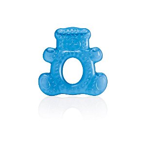 Mordedor com Água Teddy Bear Azul Multikids Baby - BB143