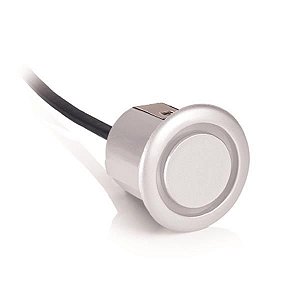 Sensor de estacionamento com LED Multilaser 4 Pontos e Conector 18,5mm Clip Metalico Branco - AU017