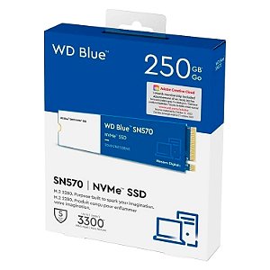 Hd SSD 250gb M.2 Nvme Western Digital SN570  - WDS250G3B0C