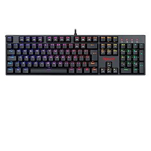 Teclado Optico Gamer Redragon Surara Preto K582RGB-PRO