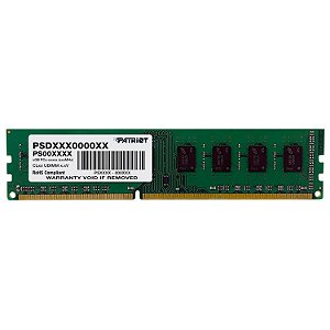 Memória para Desktop Patriot 4GB DDR3 1600Mhz PSD34G160081