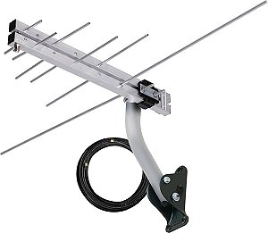 ANTENA LOG VHF/UHF/FM/HDTV LVU-8, CABO 8 METROS. 6 ELEMENTOS