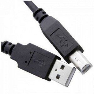 Cabo USB 2.0 AM/BM para Impressora 3 Metros