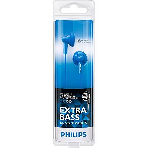 Fone de Ouvido com Graves Extras SHE3010BL/00 Azul PHILIPS