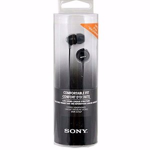Fone de Ouvido Intra-Auricular MDR-EX15LP Preto Sony