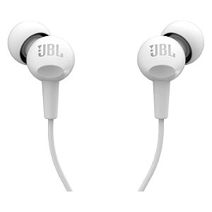 Fone De Ouvido Jbl C100SI Com Microfone - Branco