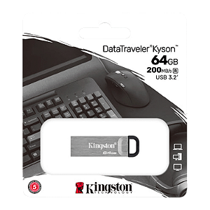 Pendrive 64gb USB 3.2 - Kingston Kyson DTKN/64GB