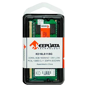 Memoria Notebook Keepdata 8GB DDR3L 1600 Mhz KD16LS11/8G