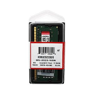 Memória Notebook Kingston  8gb Ddr4 3200 mhz KVR32S22S8/8