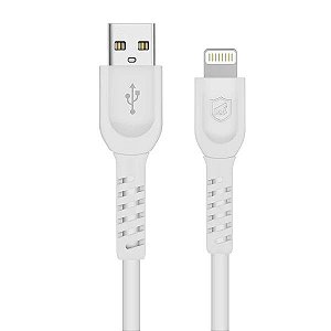 Cabo Dual Shock Lightning/USB 1,2m Branco (MFI Homologado) - Gshield