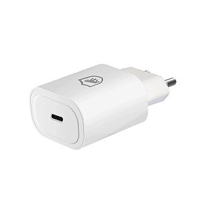 Carregador Turbo Power Tipo-C QC 3.0 25W Branco - Gshield