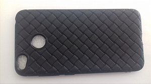 CAPA Xiaomi Redmi 4X Tela 5.0 preta com textura