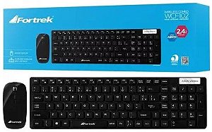 Kit Teclado e Mouse Fortrek  WCF102 USB Preto