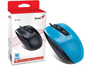 Mouse Genius DX-150X Ergonomico Usb Azul