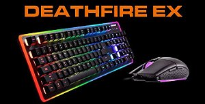 Teclado + Mouse Gamer Cougar DeathFire EX - Português