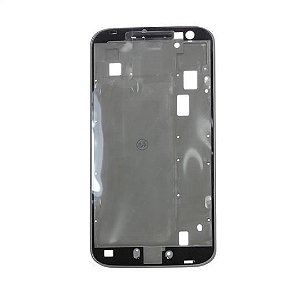 Carcaça Aro lateral Motorola Moto G4/G4Plus c/ botões Branco