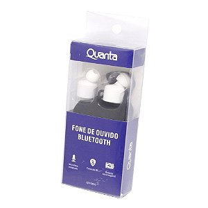 Fone de ouvido Bluetooth Quanta QTFOB55 Branco