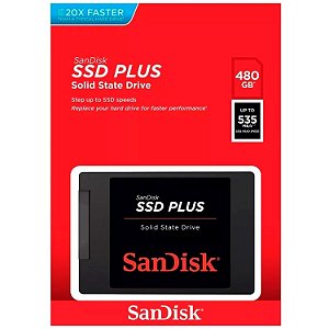 HD SSD Sandisk Plus 480GB / 2.5" - (SDSSDA-480G-G26)